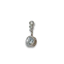 Load image into Gallery viewer, TRIPLE GEM BELLY RING
