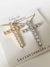 Load image into Gallery viewer, DIAMOND CROSS NECKLACE
