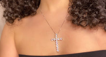 Load image into Gallery viewer, DIAMOND CROSS NECKLACE
