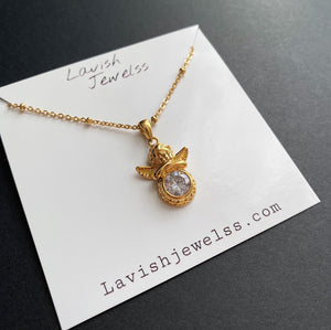 RESTING ANGEL NECKLACE